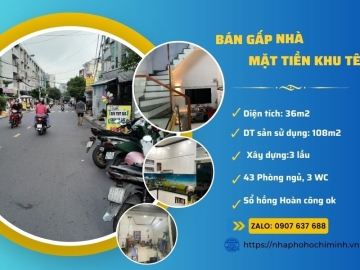Bán Nhà Mặt Tiền Đường Số 29 - Khu Tên Lửa, Giá Rẻ, Kinh Doanh Sầm Uất